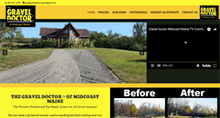 Desktop Screenshot of graveldoctormidcoastmaine.com